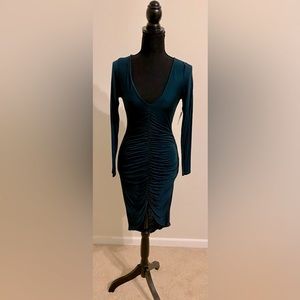 Hunter green dress. Size XS